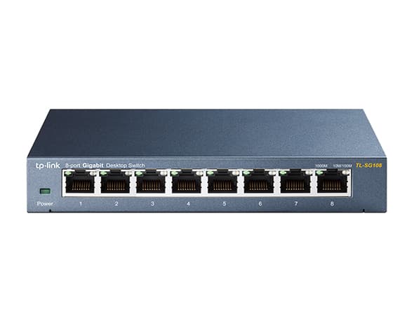 TP-Link TL-SG108 8-Port Gigabit Desktop Switch